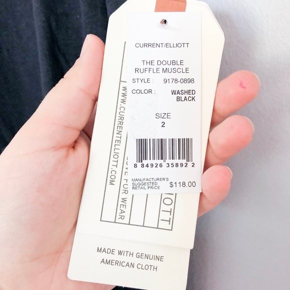 Anthro Current / Elliot Double Ruffle Muscle - Picture 5 of 6